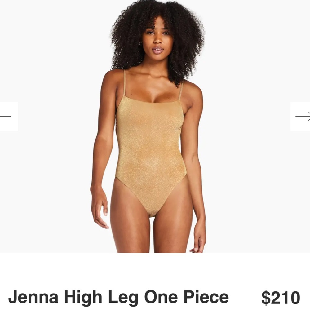 Vitamin A Jenna high leg one piece.